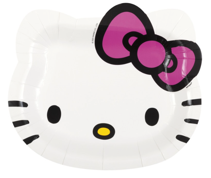Hello Kitty & Friends Face-Shaped Plates