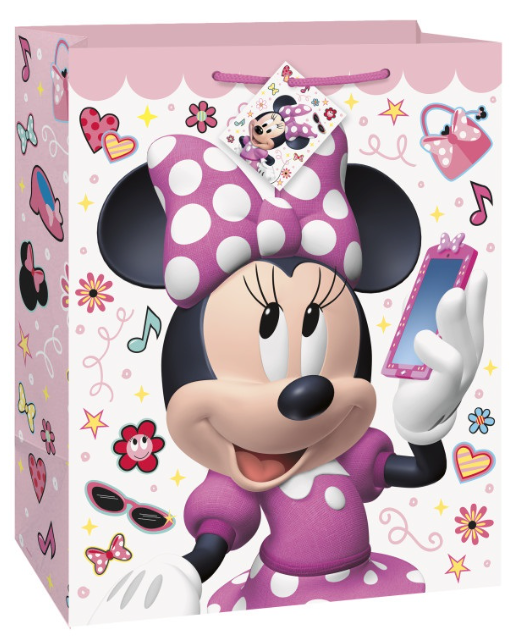 Disney Iconic Minnie Mouse Large Gift Bag