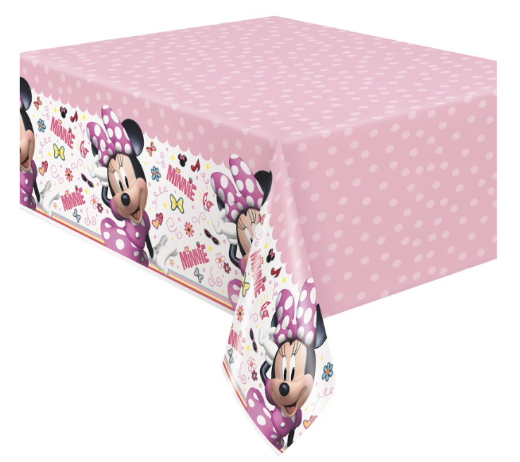 Disney Iconic Minnie Mouse Rectangular Plastic Table Cover