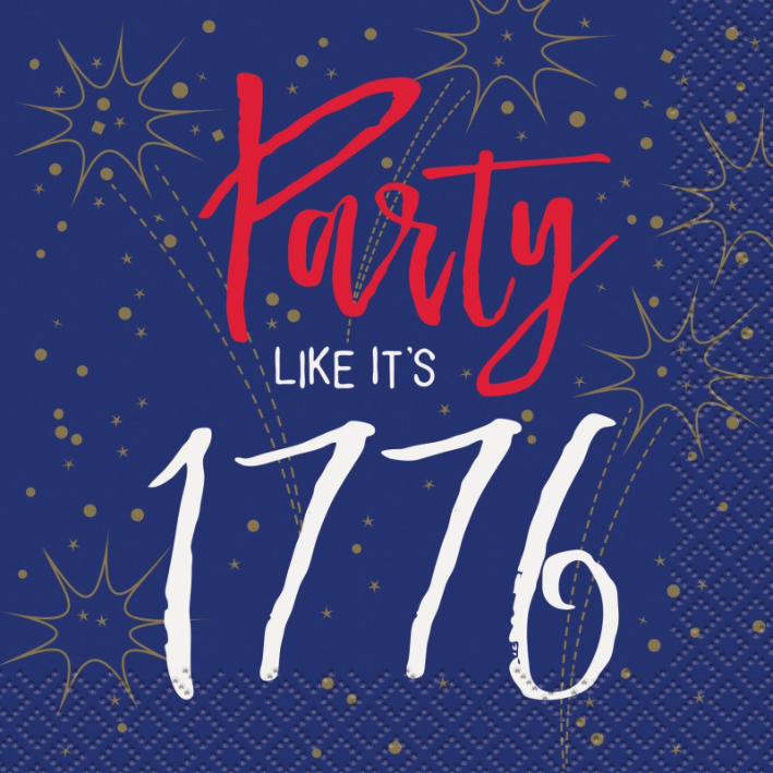 Party Like it's 1776 Beverage Napkins
