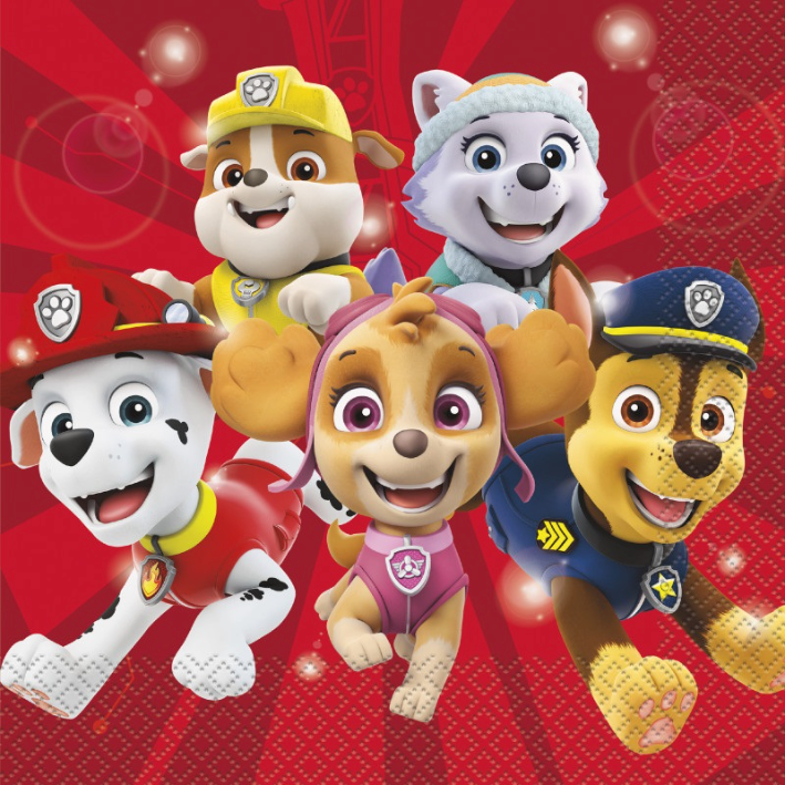 Paw Patrol Luncheon Napkins