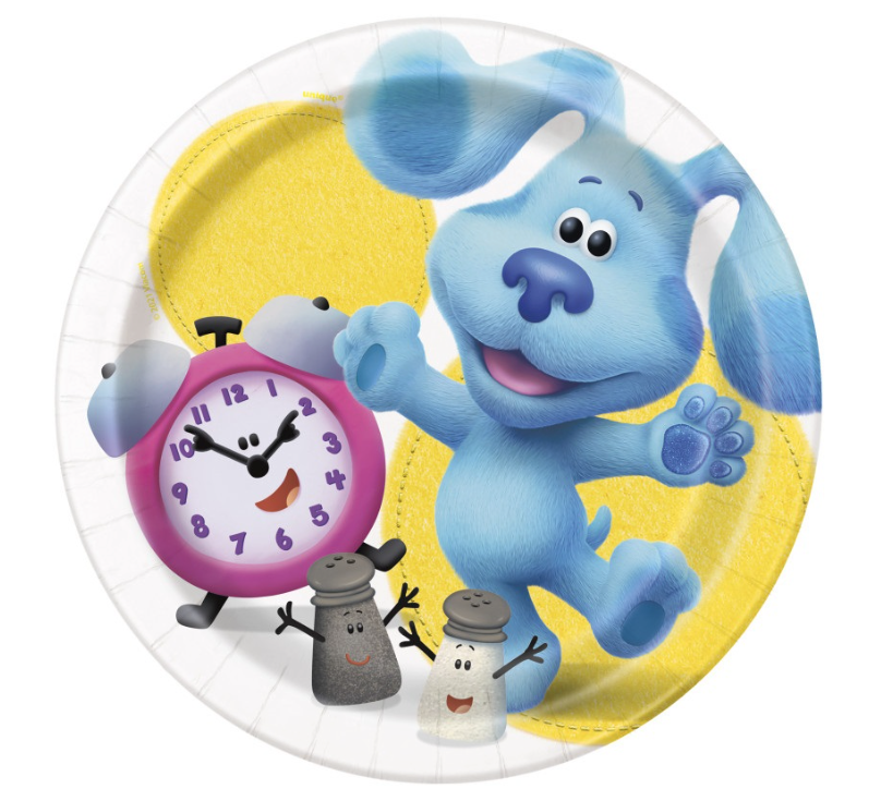 Blue's Clues Round Dessert Plates