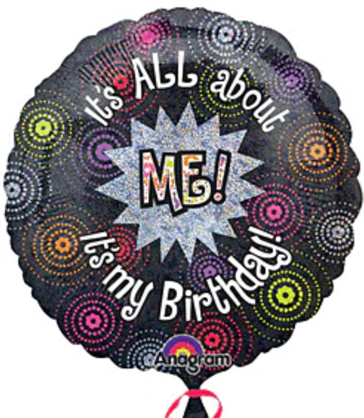 334 18" All About Me Birthday - Holographics