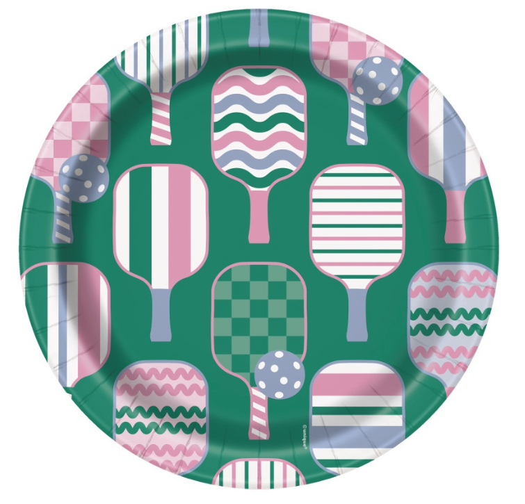 Playful Summer Round Dinner Plates
