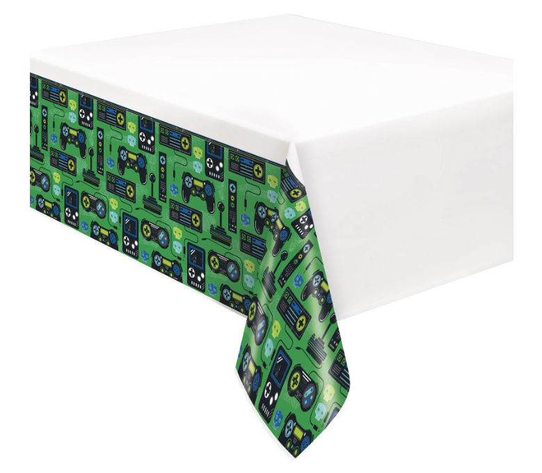 Gamer Birthday Rectangular Plastic Table Cover