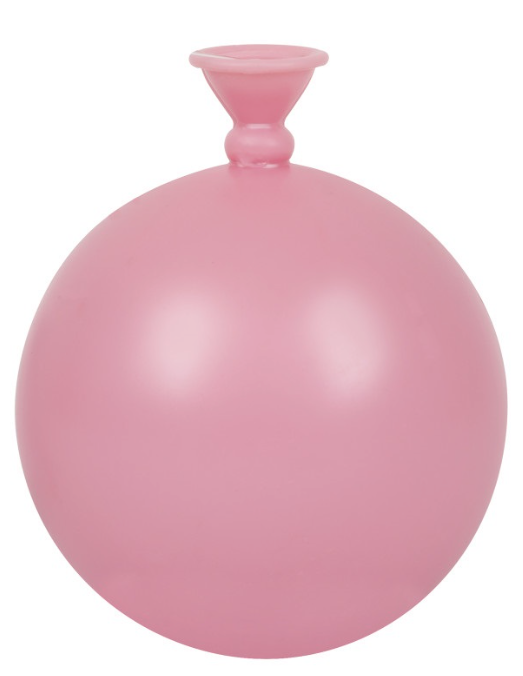 Matte Lovely Pink Sphere Balloon Weight