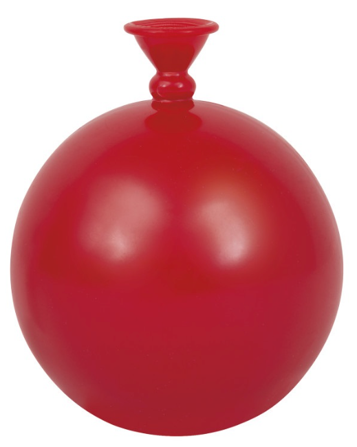 Matte Red Sphere Balloon Weight