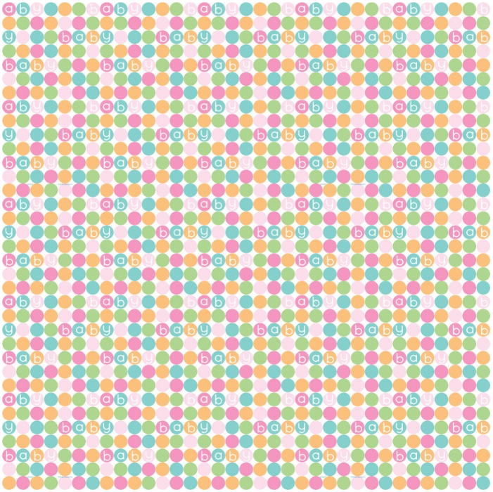 Pastel Baby Shower Gift Wrap