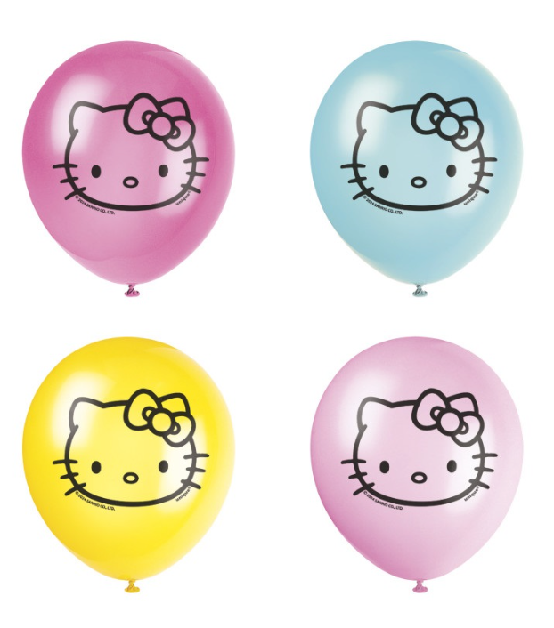 Hello Kitty and Friends Assorted 12" Latex Balloons