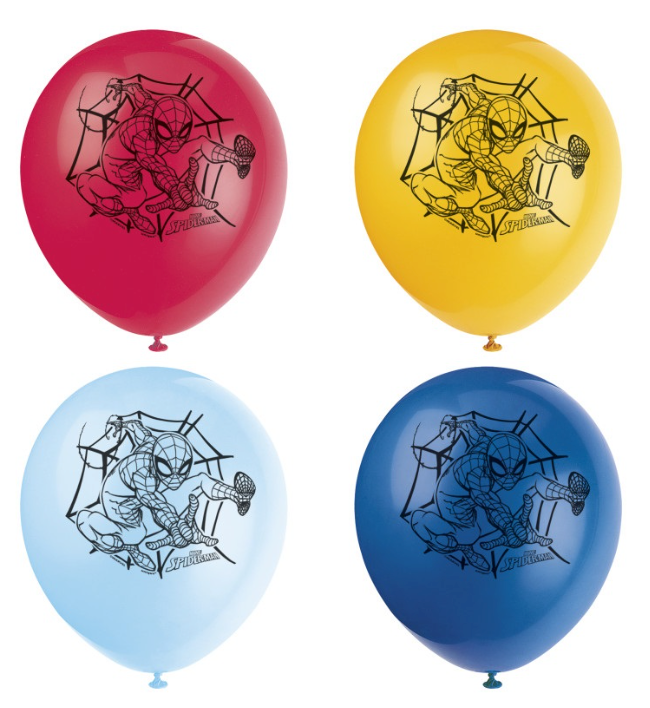 Spider-Man 12" Latex Balloons