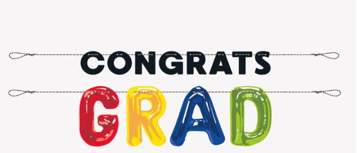 Letter Balloon Grad Paper Letter Banner
