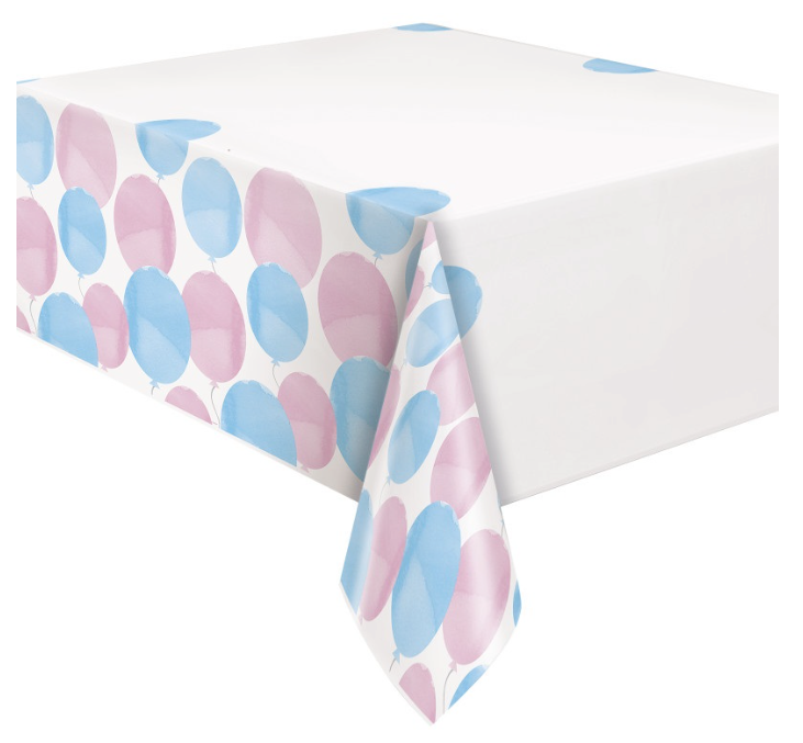 Gender Reveal Party Rectangular Plastic Table Cover