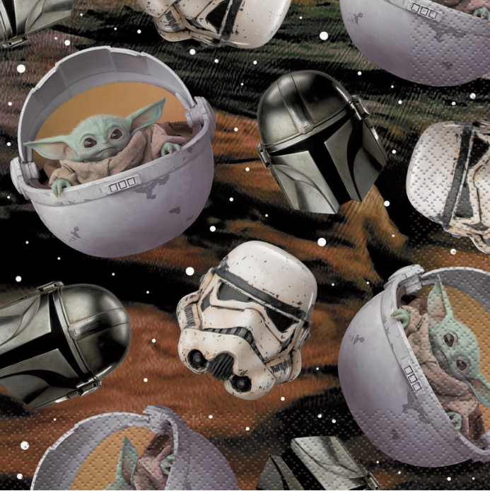 Mandalorian The Child Luncheon Napkins