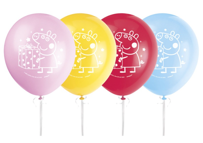 Peppa Pig 12" Latex Balloons