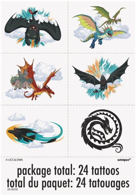 How to Train Your Dragon Tattoos