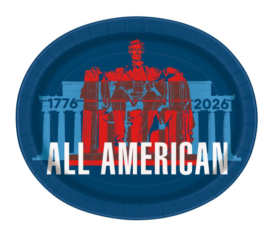 America 250th Oval Plates