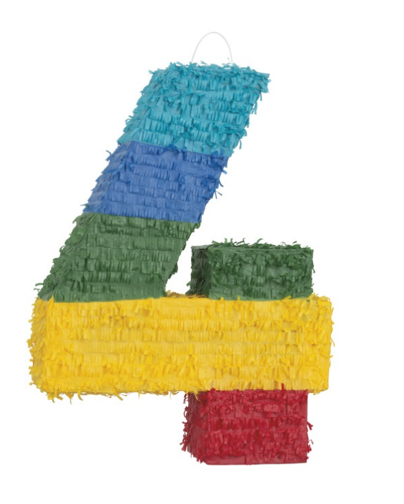 Number 4 Pinata