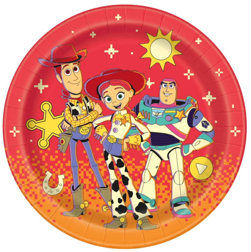 Disney Toy Story 5 Round 9" Dinner Plates
