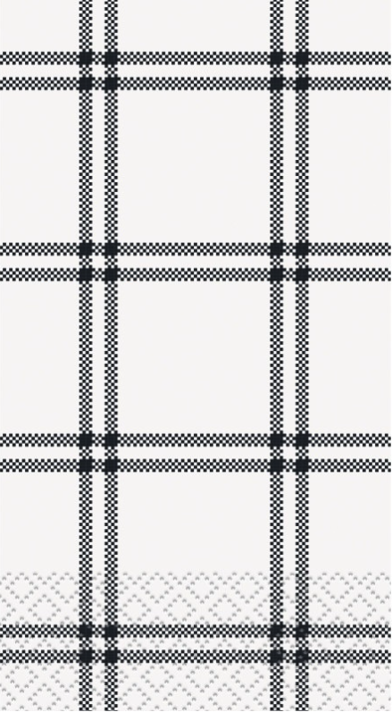 Modern Thanksgiving Plaid Guest Towels