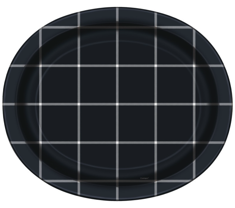 Modern Thanksgiving Oval Plates
