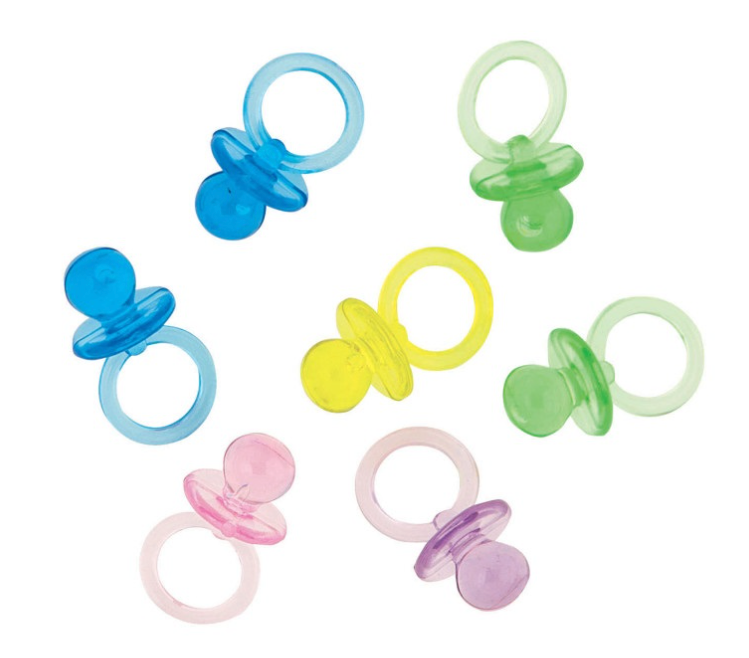 Pacifiers Favors - Assorted Colors