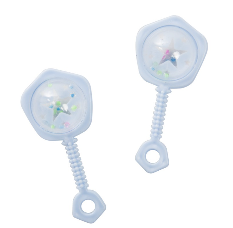 Blue Baby Rattle Favors