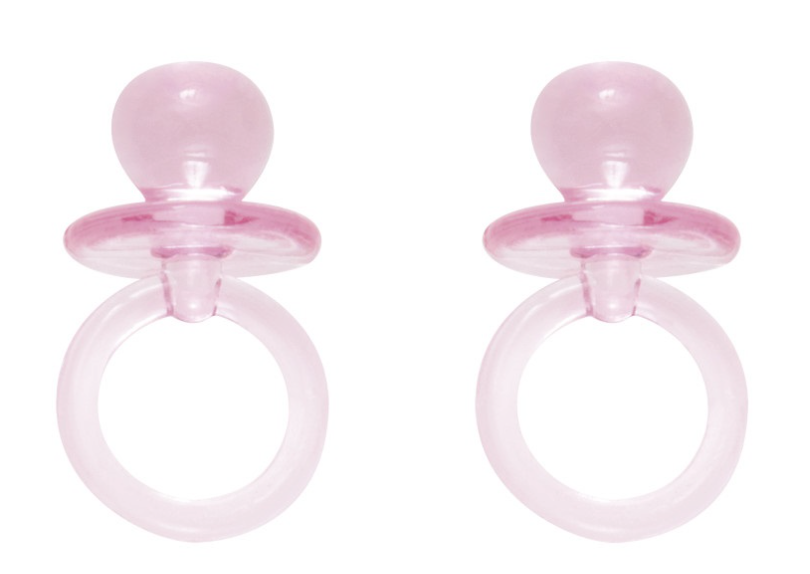 Pink Crystal Pacifier Favors