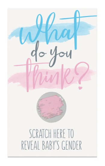 Scratch-Off Gender Reveal Party Games
