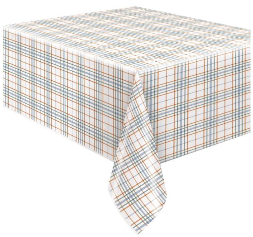 Fall Flair Rectangular Plastic Table Cover