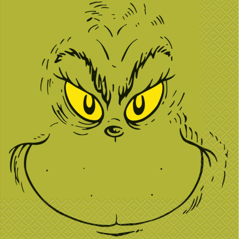 Grinch Luncheon Napkins
