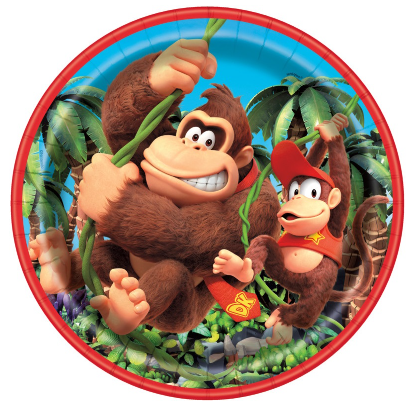 Donkey Kong 9" Dinner Plates