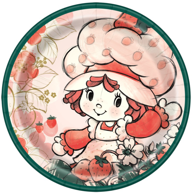 Strawberry Shortcake Round 7" Plates