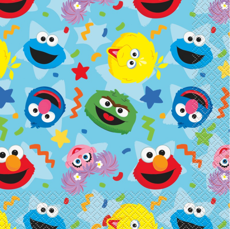 Sesame Street Luncheon Napkins