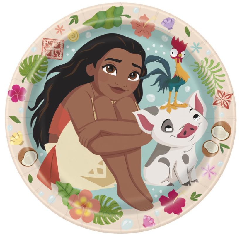 Disney Moana 7" Dessert Plates