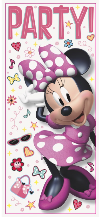 Disney Iconic Minnie Mouse Door Poster 27"x60"