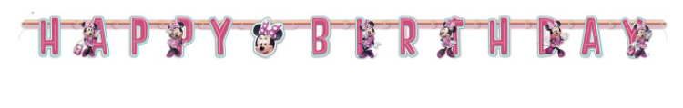 Disney Iconic Minnie Mouse Large Jointed Banner