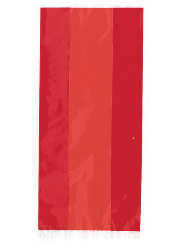 Ruby Red Cellophane Bags - 30ct