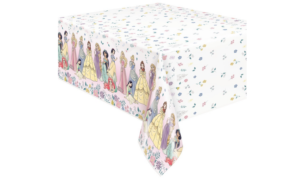 Disney Princess Rectangular Plastic Table Cover 54" x 84"