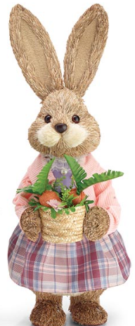 Decor Easter Bunny Couple Assorted