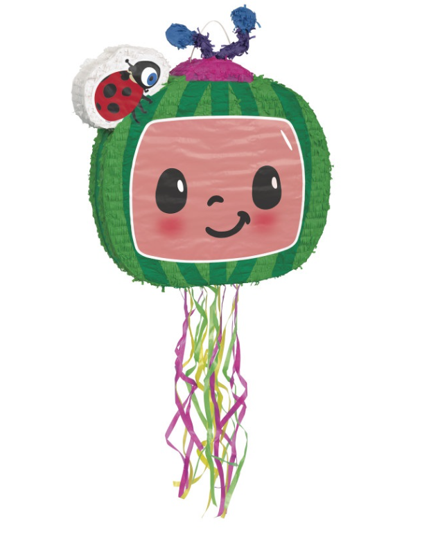 Cocomelon Shaped Drum Pull Pinata
