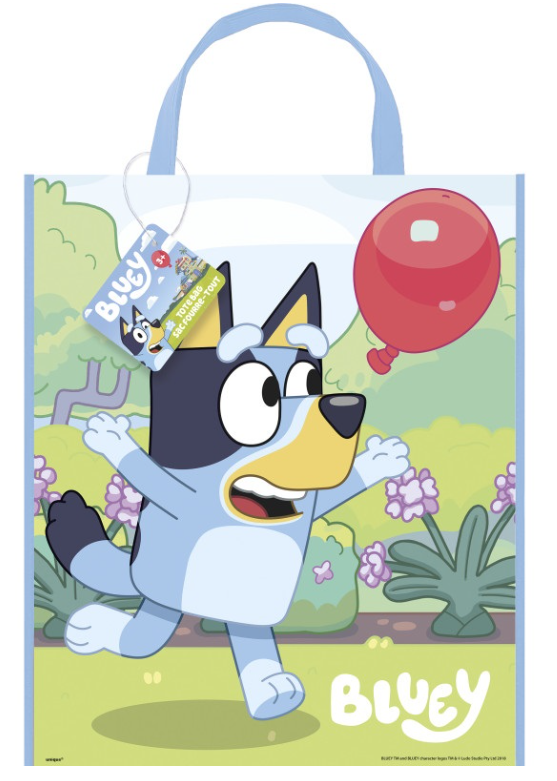 Bluey Party Tote Bag 13" x 11"