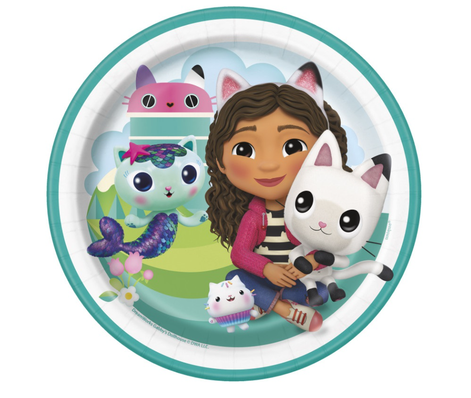 Gabby's Dollhouse Round 7" Dessert Plates 8ct