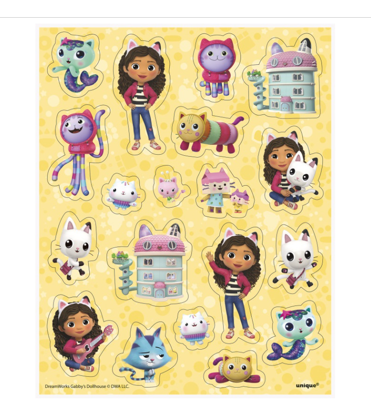 Gabby's Dollhouse Sticker Sheets 4ct