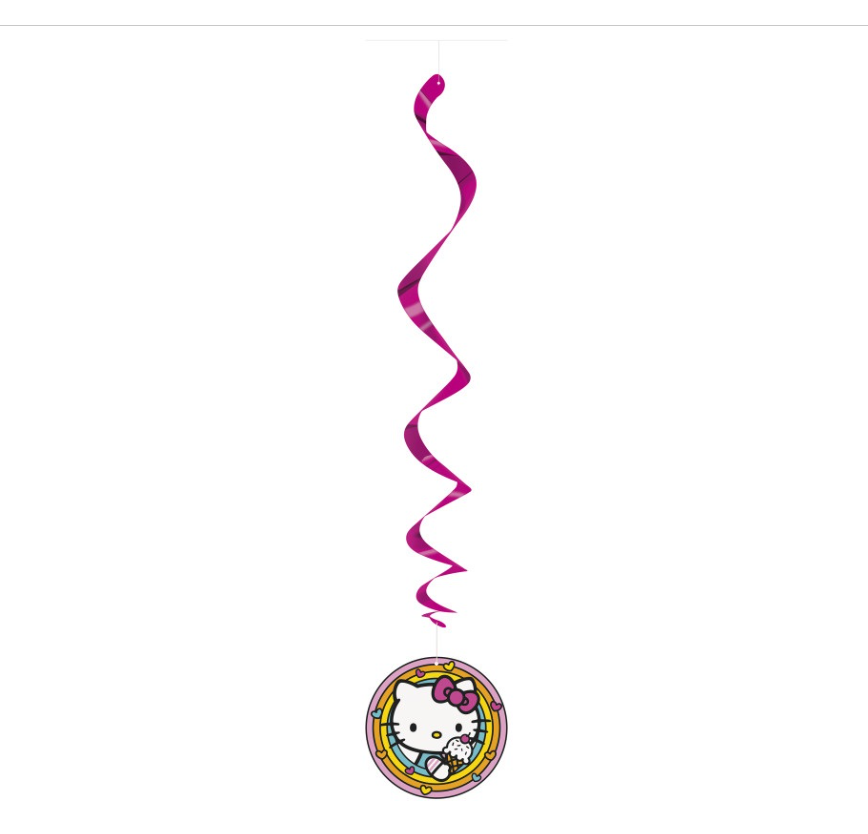 Hello Kitty and Friends 26" Hanging Swirl Decorations 3ct