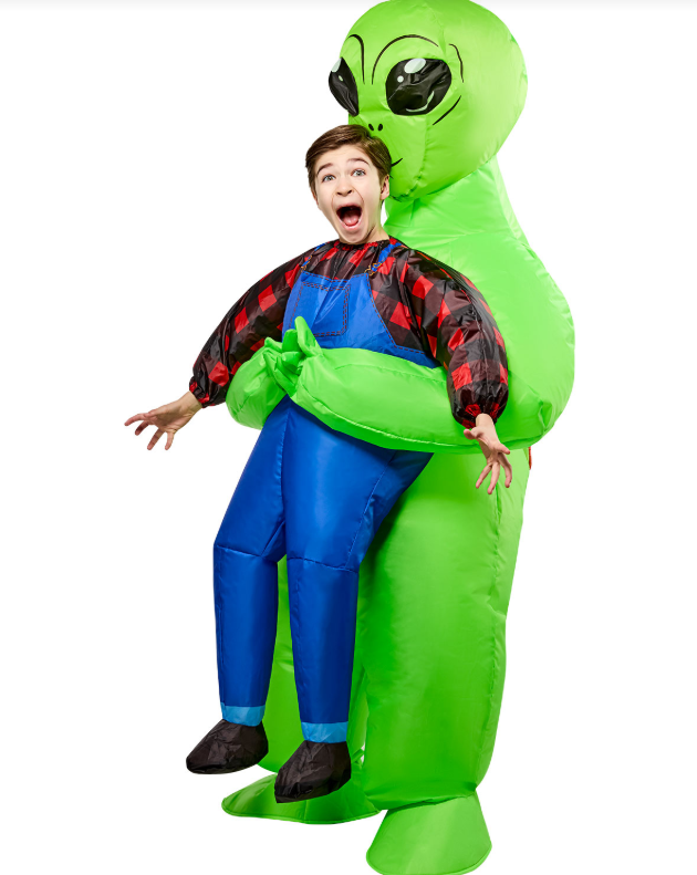 Alien Abduction Kids Inflatable Costume
