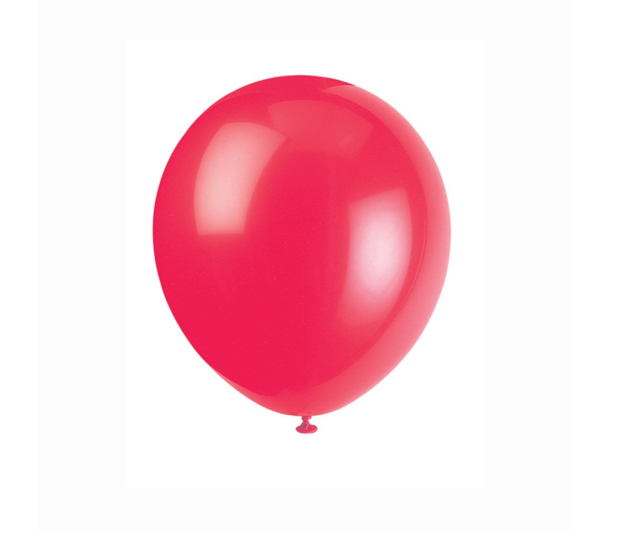12" Latex Balloons 72ct - Ruby Red