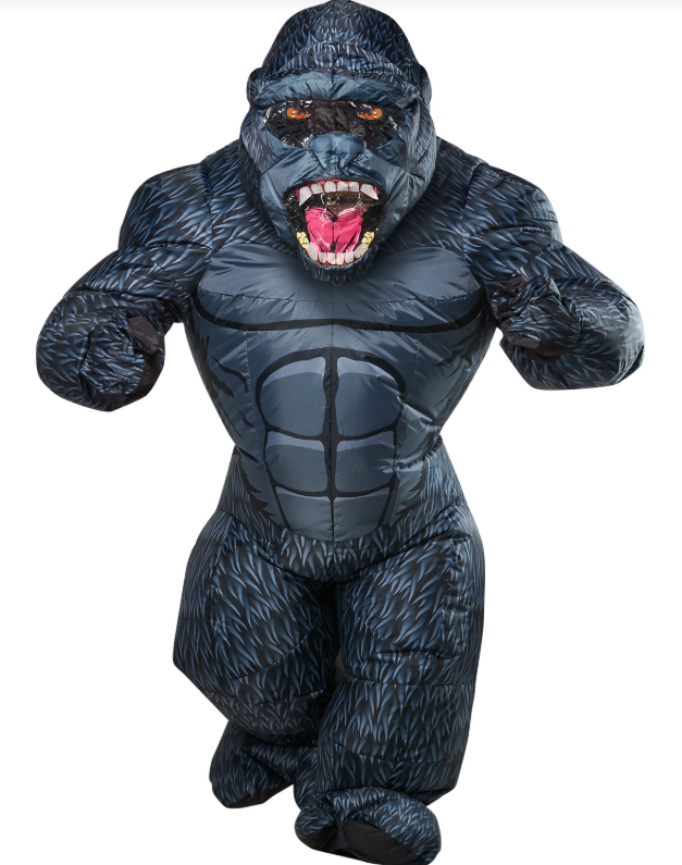 Giant Gorilla Adult Inflatable Costume