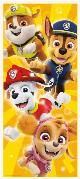 Paw Patrol Door Poster 27"x60"