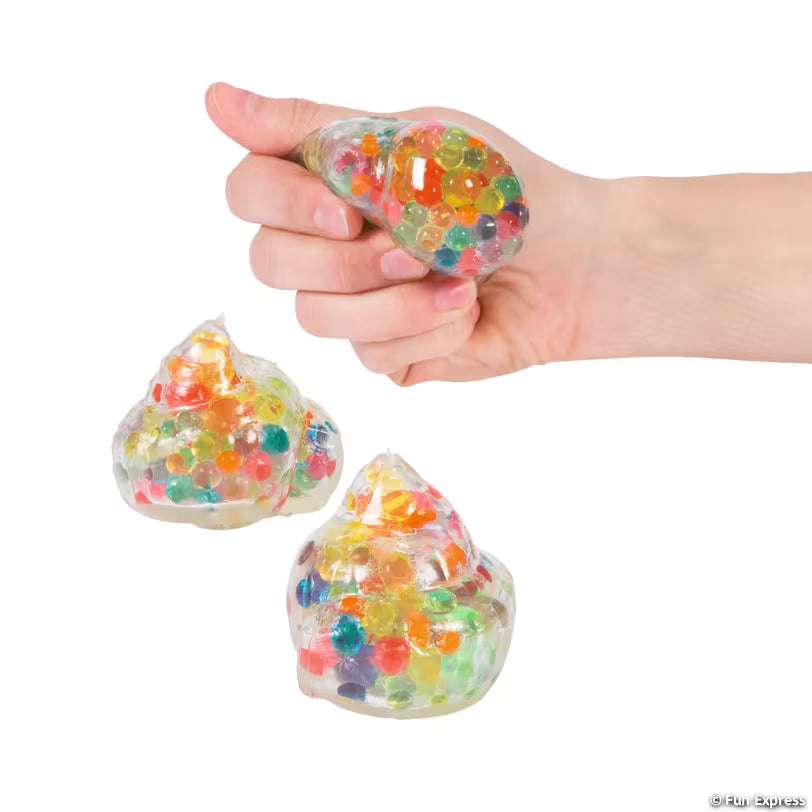 Squishy Gel Beads Rainbow Poop