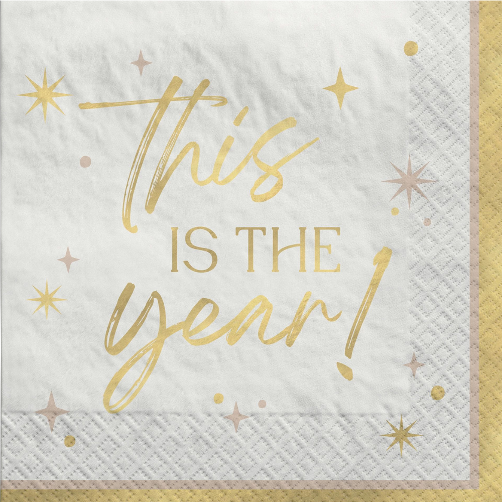 Golden Soiree Luncheon Napkins